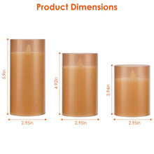Load image into Gallery viewer, 3-Pack: Flameless Battery Operated Candles