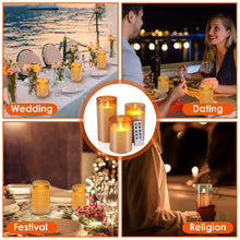 Load image into Gallery viewer, 3-Pack: Flameless Battery Operated Candles