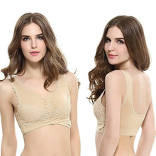 Load image into Gallery viewer, 3-Pack: Floral Lace-Paneled Modesty Bras