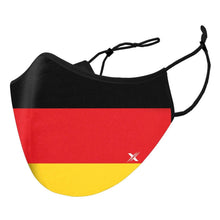 将图片加载到图库查看器,3-Pack: Germany Flag Double Layered Reusable Mask With Adjustable Loops