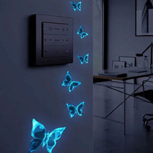 Load image into Gallery viewer, 3-Pack: Glow In the Dark Butterfly Wall Stickers