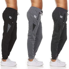 Load image into Gallery viewer, 3-Pack: Men's Moisture-Wicking Jogger Pants with Zipper Pockets