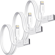 Load image into Gallery viewer, 3-Pack: Overtime MFi Certified Ultra-Fast Charging 4ft Lightning Cables