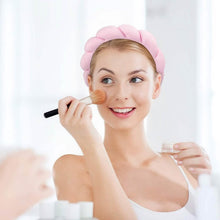 Load image into Gallery viewer, 3-Pack: Puffy Terry Towel Cloth Fabric Sponge Face Wash Head Band