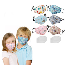 将图片加载到图库查看器,3-Pack: Reusable Kids Face Mask with 6 Filters and Adjustable Earloop