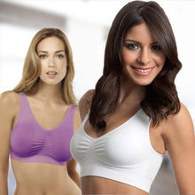 Load image into Gallery viewer, 3-Pack: Seamless Miracle Bras with Removable Pads - Assorted Color Sets