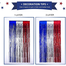 Load image into Gallery viewer, 3-Pack: Tinsel Foil Fringe Curtains