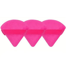 Load image into Gallery viewer, 3-Pack: Triangle Powder Puff for Loose Powder and Liquid Cosmetic