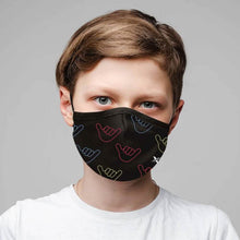 将图片加载到图库查看器,3-Pack: Two-Layer Reusable Kids Face Mask with Adjustable Earloop