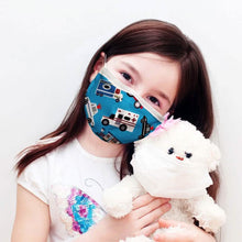 将图片加载到图库查看器,3-Pack: Two-Layer Reusable Kids Face Mask with Adjustable Earloop