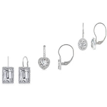 将图片加载到图库查看器,3-Pair Set: Women's Leverback Earrings