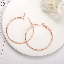 Load image into Gallery viewer, 3-Pairs: Big Hoop Earrings