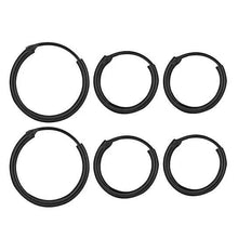 Load image into Gallery viewer, 3-Pairs: Endless Hoop Earrings