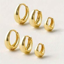 将图片加载到图库查看器,3-Pairs: Stylish and Simple Copper Earrings