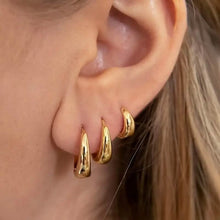 将图片加载到图库查看器,3-Pairs: Stylish and Simple Copper Earrings