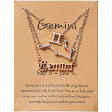 将图片加载到图库查看器,3-Piece: Constellation Zodiac Layer Necklaces