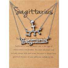 将图片加载到图库查看器,3-Piece: Constellation Zodiac Layer Necklaces
