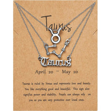 将图片加载到图库查看器,3-Piece: Constellation Zodiac Layer Necklaces