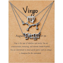 将图片加载到图库查看器,3-Piece: Constellation Zodiac Layer Necklaces