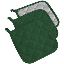 将图片加载到图库查看器,3-Piece: DII Basic Terry Collection Quilted 100% Cotton Potholder