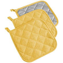 将图片加载到图库查看器,3-Piece: DII Basic Terry Collection Quilted 100% Cotton Potholder