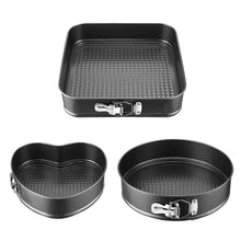 Load image into Gallery viewer, 3-Piece: Non-stick Springform Cake Pan Set with Removable Bottom