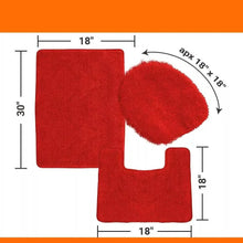 将图片加载到图库查看器,3-Piece Set: Ben&Jonah Elegant Bath Rug Set
