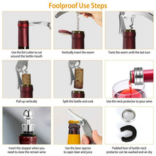 Load image into Gallery viewer, 3-Piece Set: Corkscrew Bottle Opener Set