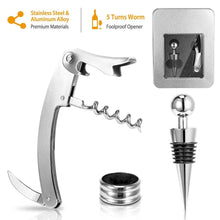 Load image into Gallery viewer, 3-Piece Set: Corkscrew Bottle Opener Set