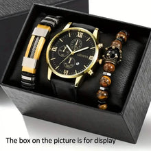 Load image into Gallery viewer, 3-Piece Set: Men's Casual Analog Watches