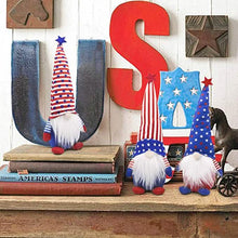 Load image into Gallery viewer, 3-Piece Set: Patriotic Gnome Plush Standing Statues