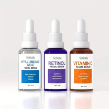 将图片加载到图库查看器,3-Piece Set: Séfralls Hyaluronic Acid VC Retinol Essence with Vitamin-C And Hyaluronic Acid Serum