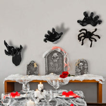 Load image into Gallery viewer, 3-Pieces: Creepy Reaching Hands with Lighted Candles Wall Mounted