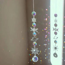 Load image into Gallery viewer, 3-Pieces: Crystal Wind Chime Pendant Catcher Diamond Prisms