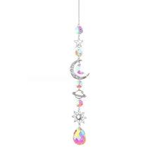 Load image into Gallery viewer, 3-Pieces: Crystal Wind Chime Pendant Catcher Diamond Prisms