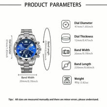 Load image into Gallery viewer, 3-Pieces: Fashionable Men's Quartz Watch Set