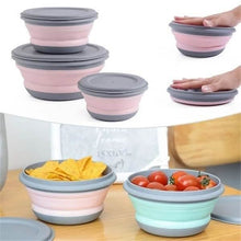 将图片加载到图库查看器,3-Pieces: Folding Camping Bowl Set