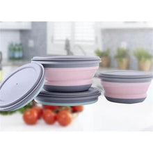 将图片加载到图库查看器,3-Pieces: Folding Camping Bowl Set