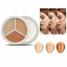 Load image into Gallery viewer, 3-Shade Creamy Concealer Palette