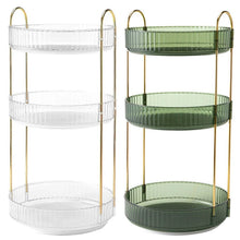 将图片加载到图库查看器,3-Tier 360¬∞ Spinning Rotating Makeup Organizer