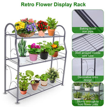 Load image into Gallery viewer, 3-Tier Plant Stand Shelf Display Rack