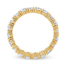 Load image into Gallery viewer, 14K Yellow Gold 2.00 Cttw Shared Prong Set Round Cut Diamond Eternity Band (J-K Color, VS1-VS2 Clarity) - Ring Size 6.75