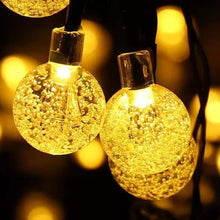 将图片加载到图库查看器,30 LED Solar String Ball Lights Outdoor Waterproof Garden Decor