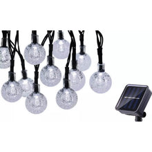 将图片加载到图库查看器,30 LED Solar String Ball Lights Outdoor Waterproof Garden Decor