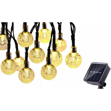 将图片加载到图库查看器,30 LED Solar String Ball Lights Outdoor Waterproof Garden Decor