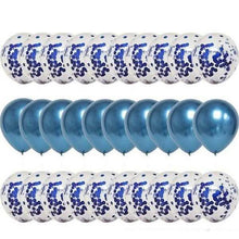Load image into Gallery viewer, 30-Pieces: Colorful Paper Latex Balloon Party Supplies