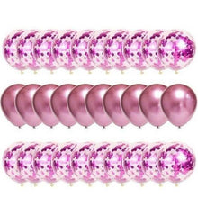 Load image into Gallery viewer, 30-Pieces: Colorful Paper Latex Balloon Party Supplies