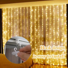 Load image into Gallery viewer, 300 LED Curtain Fairy Lights
