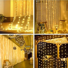 Load image into Gallery viewer, 300 LED Curtain Fairy Lights