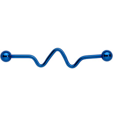 将图片加载到图库查看器,Wave Blue Anodized Titanium Industrial Project Bar 40mm